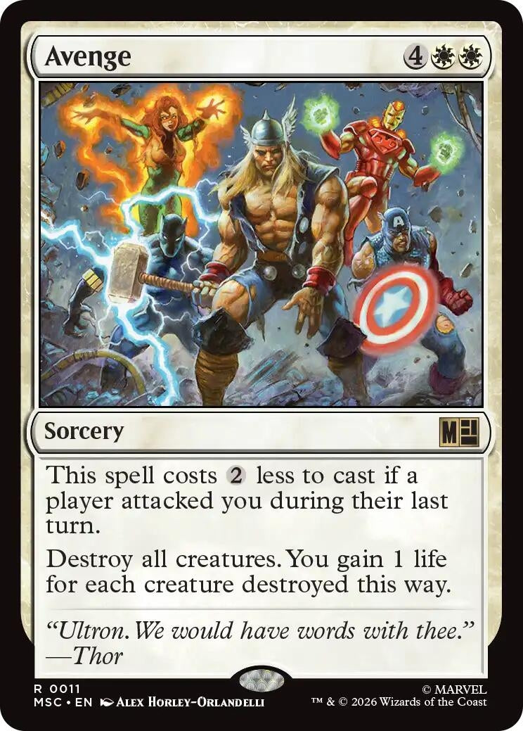 Image for Avenge (11) (MSC) - Magic: The Gathering