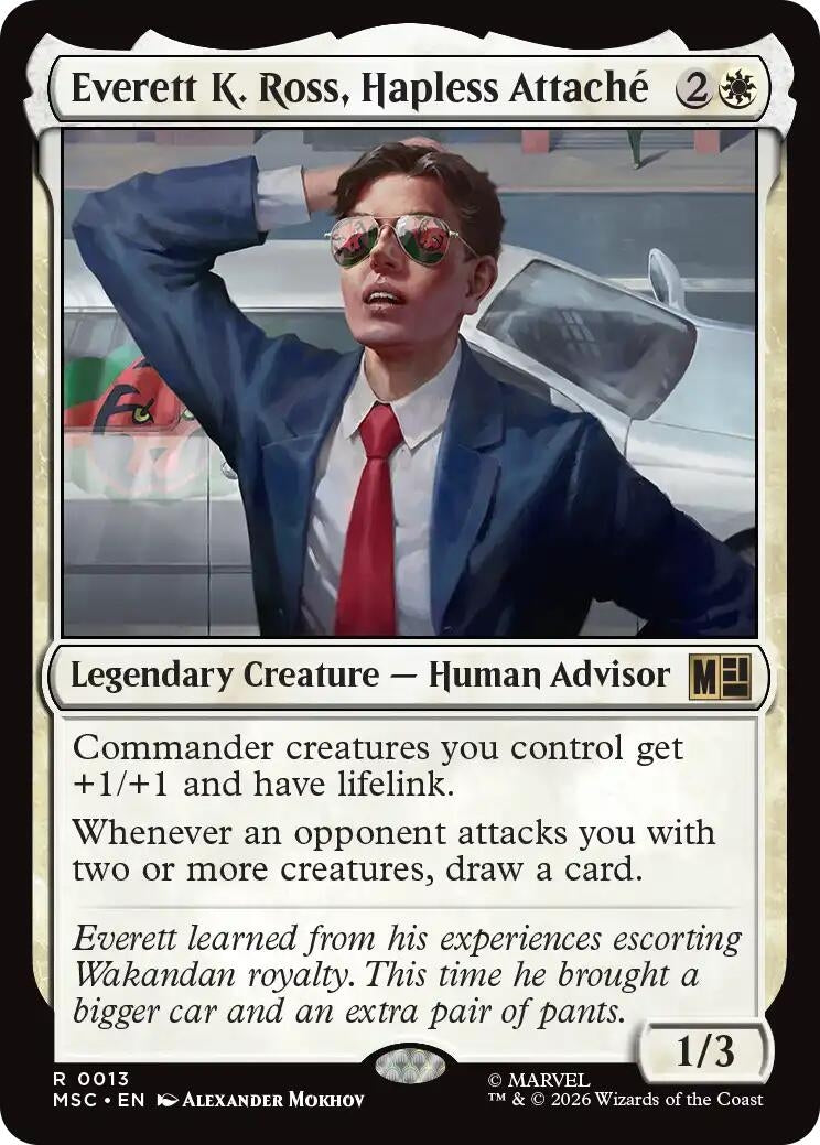 Image for Everett K. Ross, Hapless Attache (13) (MSC) - Magic: The Gathering