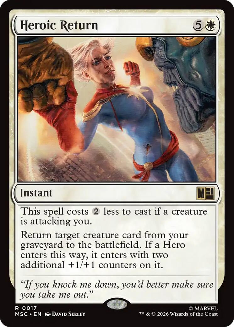 Image for Heroic Return (17) (MSC) - Magic: The Gathering