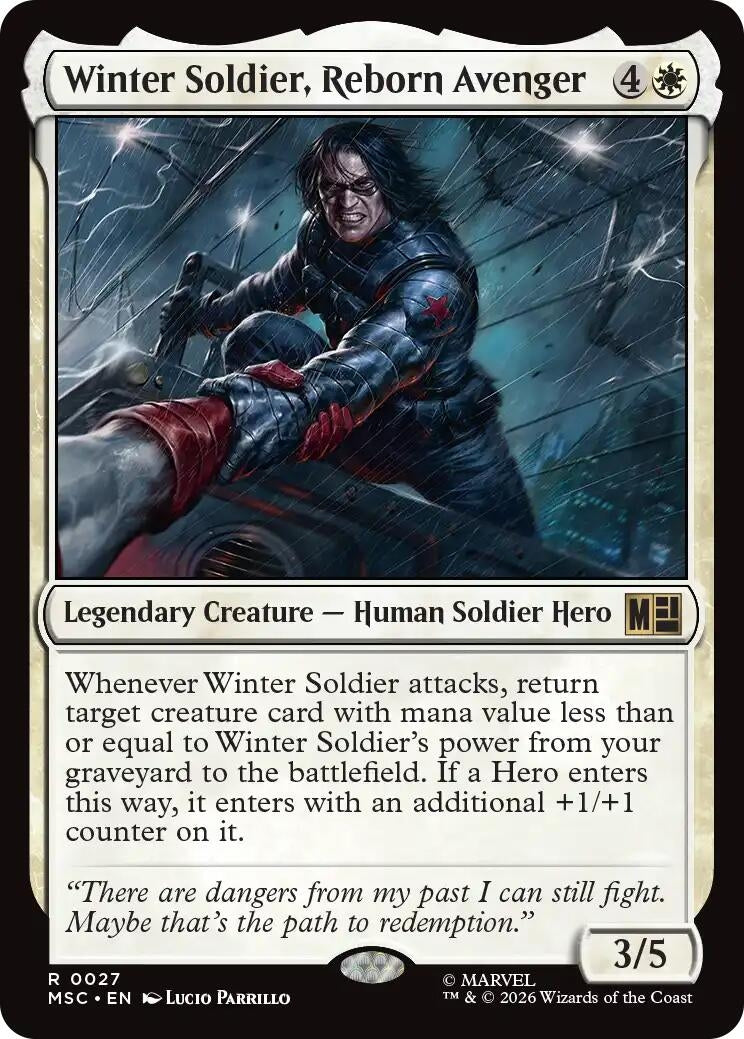 Image for Winter Soldier, Reborn Avenger (27) (MSC) - Magic: The Gathering