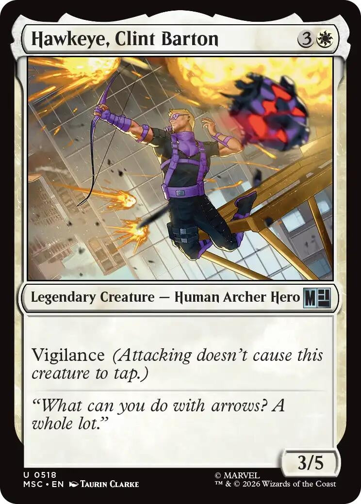 Image for Hawkeye, Clint Barton (0518) (518) (MSC) - Magic: The Gathering