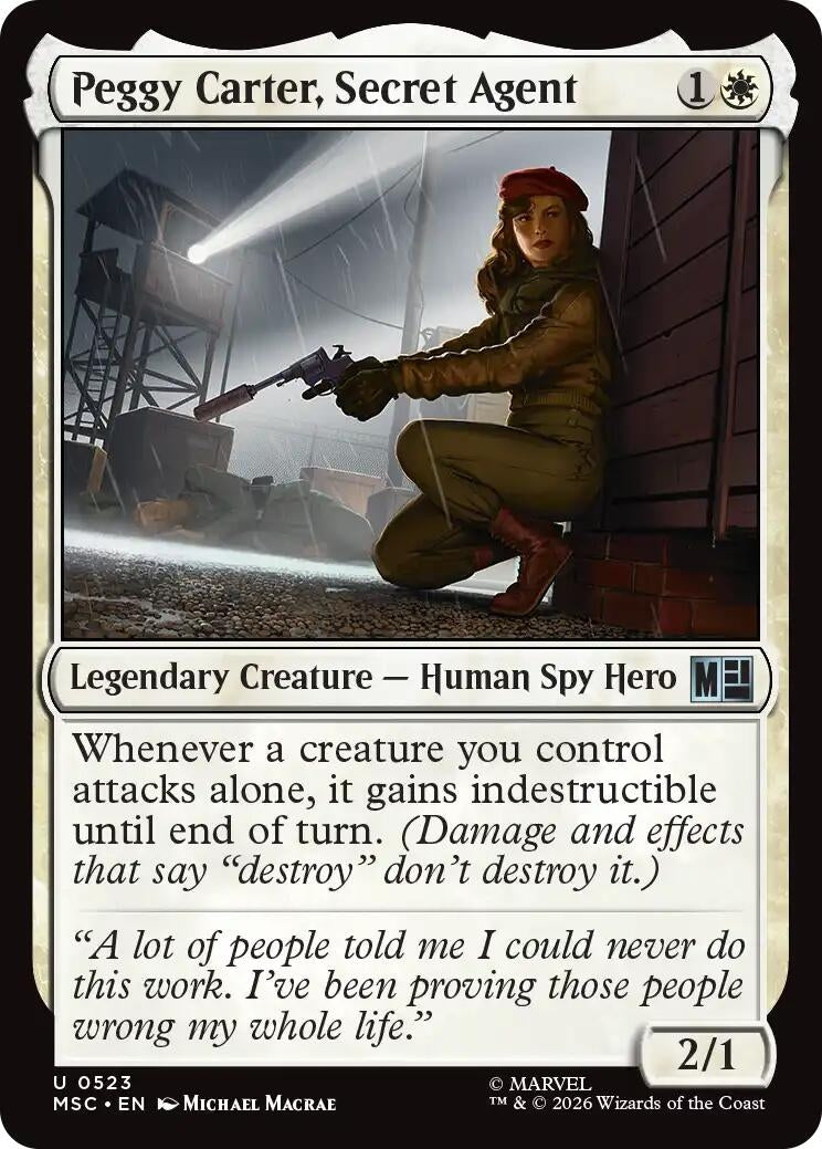 Image for Peggy Carter, Secret Agent (523) (MSC) - Magic: The Gathering