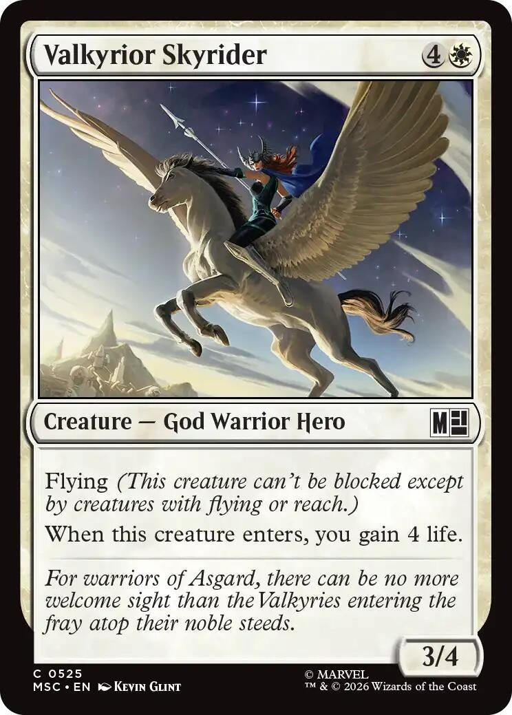Image for Valkyrior Skyrider (525) (MSC) - Magic: The Gathering