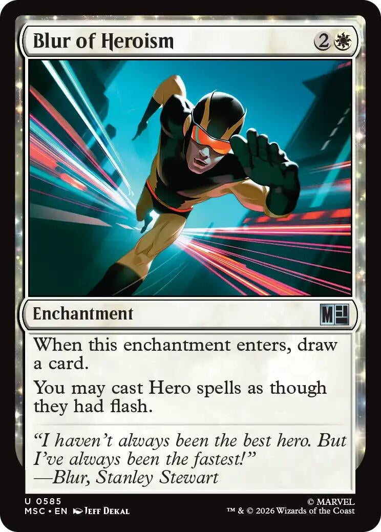 Image for Blur of Heroism (585) (MSC) - Magic: The Gathering