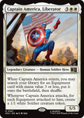 Image for Captain America, Liberator (587) (MSC) - Magic: The Gathering