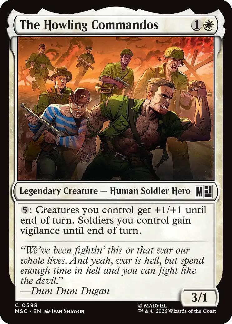 Image for The Howling Commandos (598) (MSC) - Magic: The Gathering