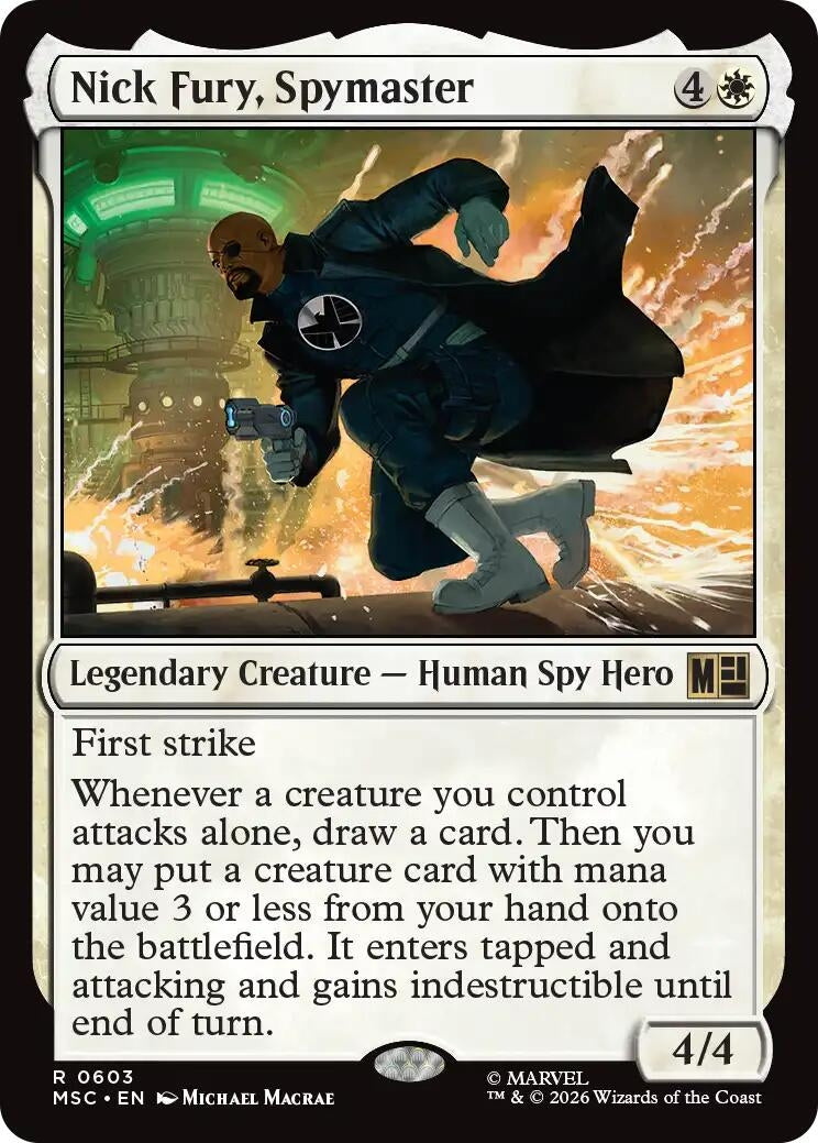 Image for Nick Fury, Spymaster (603) (MSC) - Magic: The Gathering