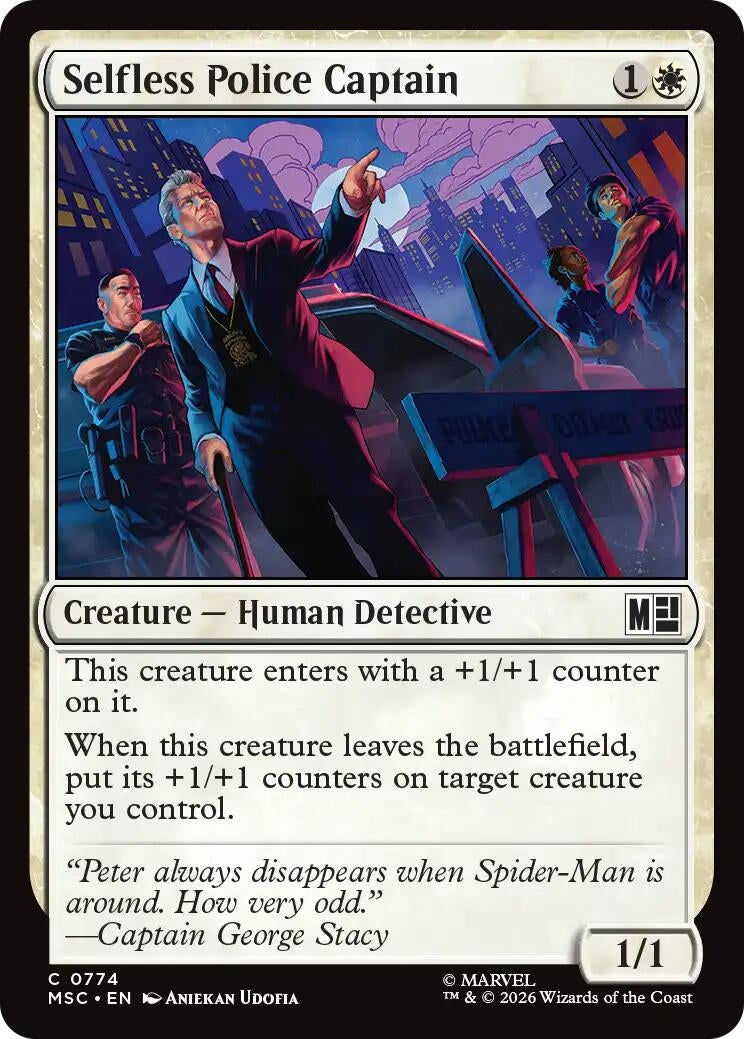 Image for Selfless Police Captain (774) (MSC) - Magic: The Gathering