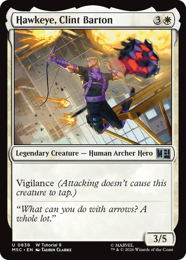 Image for Hawkeye, Clint Barton (0838) (838) (MSC) - Magic: The Gathering