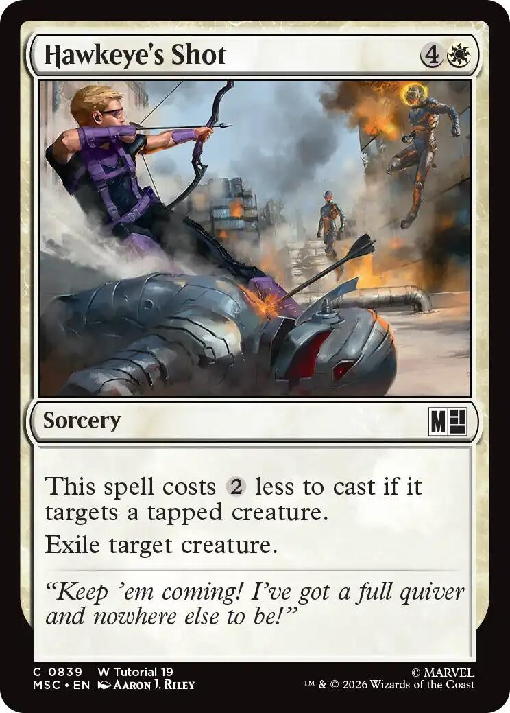 Image for Hawkeye's Shot (0839) (839) (MSC) - Magic: The Gathering