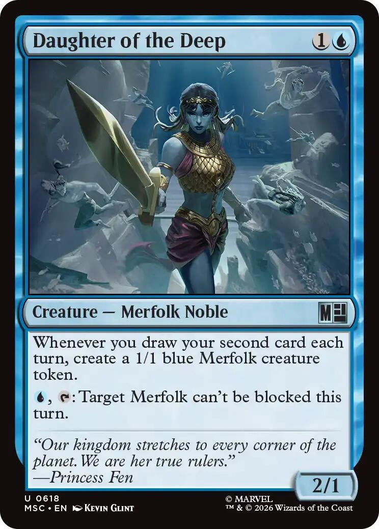 Image for Daughter of the Deep (618) (MSC) - Magic: The Gathering
