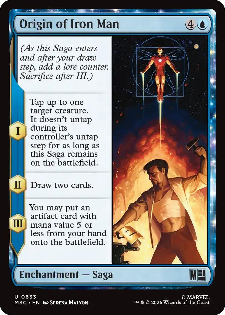 Image for Origin of Iron Man (633) (MSC) - Magic: The Gathering