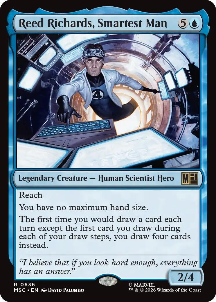 Image for Reed Richards, Smartest Man (636) (MSC) - Magic: The Gathering