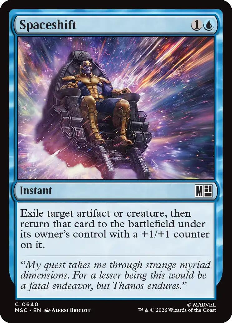 Image for Spaceshift (640) (MSC) - Magic: The Gathering