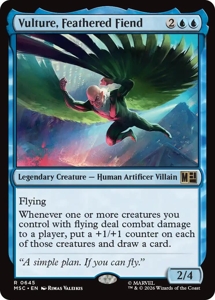 Image for Vulture, Feathered Fiend (645) (MSC) - Magic: The Gathering