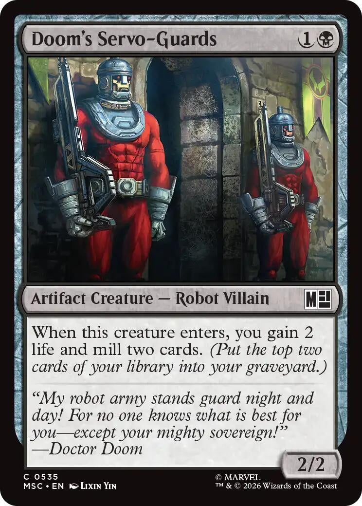 Image for Doom's Servo-Guards (535) (MSC) - Magic: The Gathering