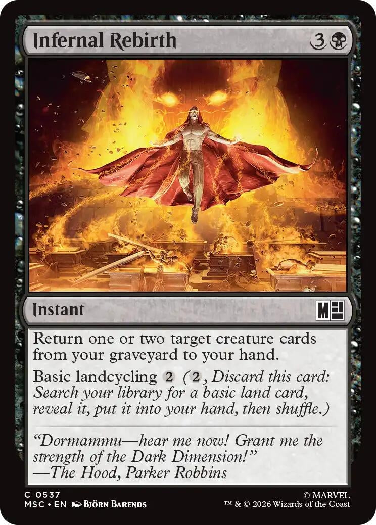 Image for Infernal Rebirth (537) (MSC) - Magic: The Gathering