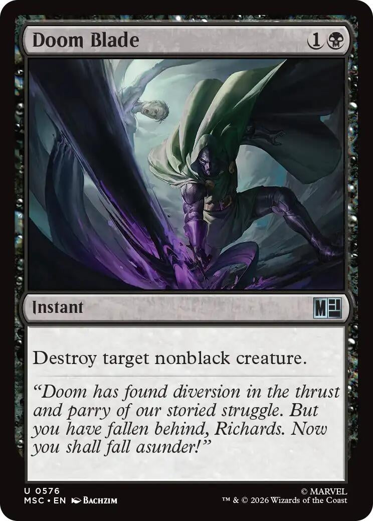 Image for Doom Blade (576) (MSC) - Magic: The Gathering