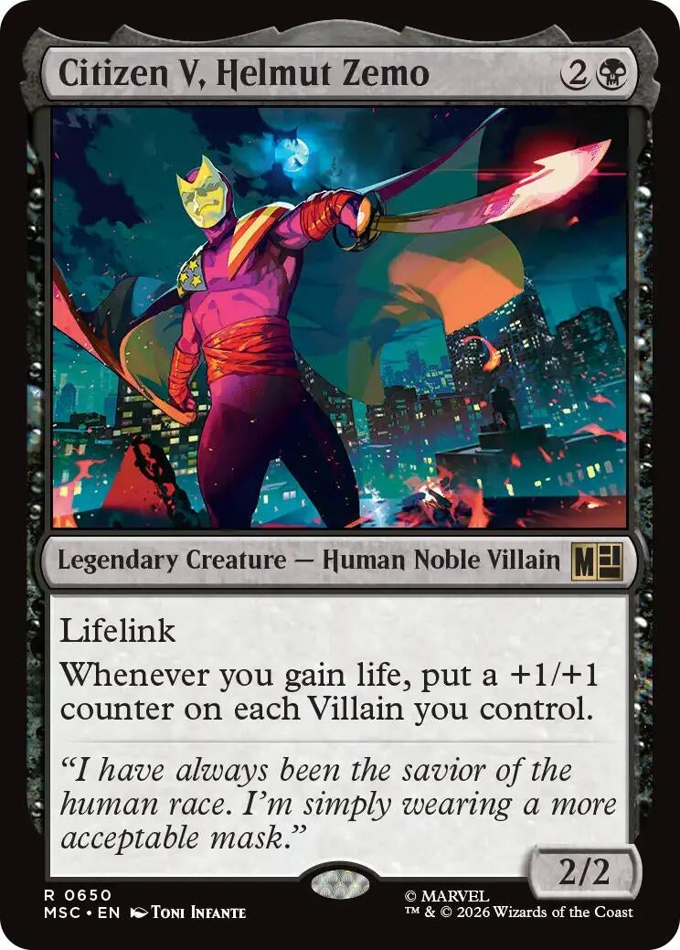 Image for Citizen V, Helmut Zemo (650) (MSC) - Magic: The Gathering