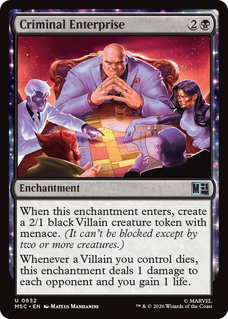 Image for Criminal Enterprise (652) (MSC) - Magic: The Gathering