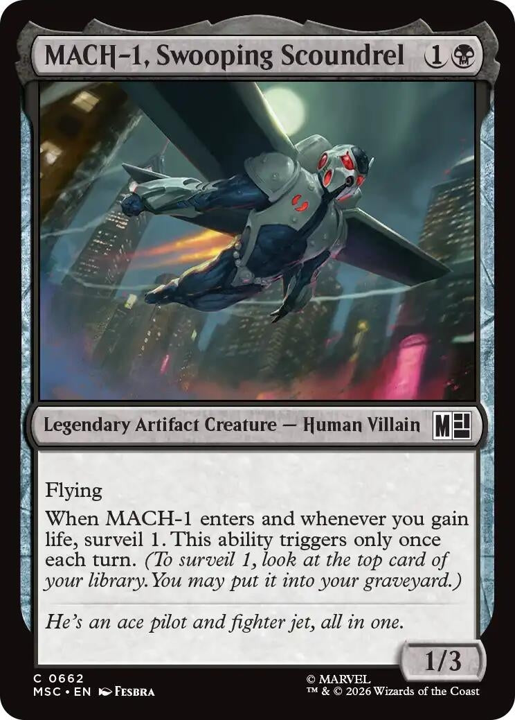 Image for MACH-1, Swooping Scoundrel (662) (MSC) - Magic: The Gathering