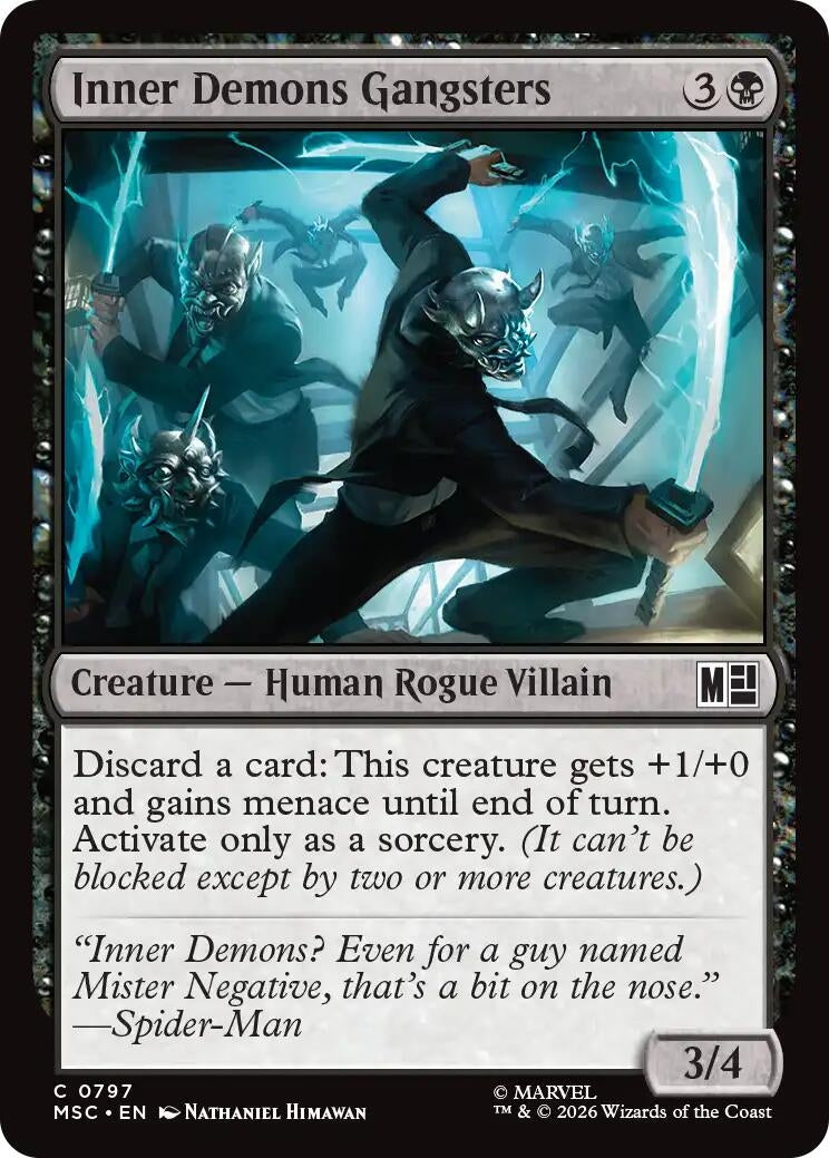 Image for Inner Demons Gangsters (797) (MSC) - Magic: The Gathering