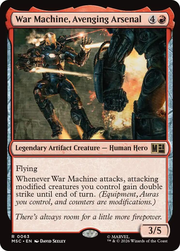 Image for War Machine, Avenging Arsenal (63) (MSC) - Magic: The Gathering