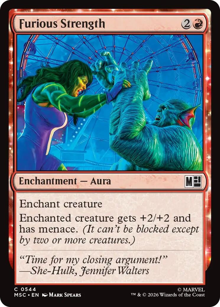 Image for Furious Strength (544) (MSC) - Magic: The Gathering