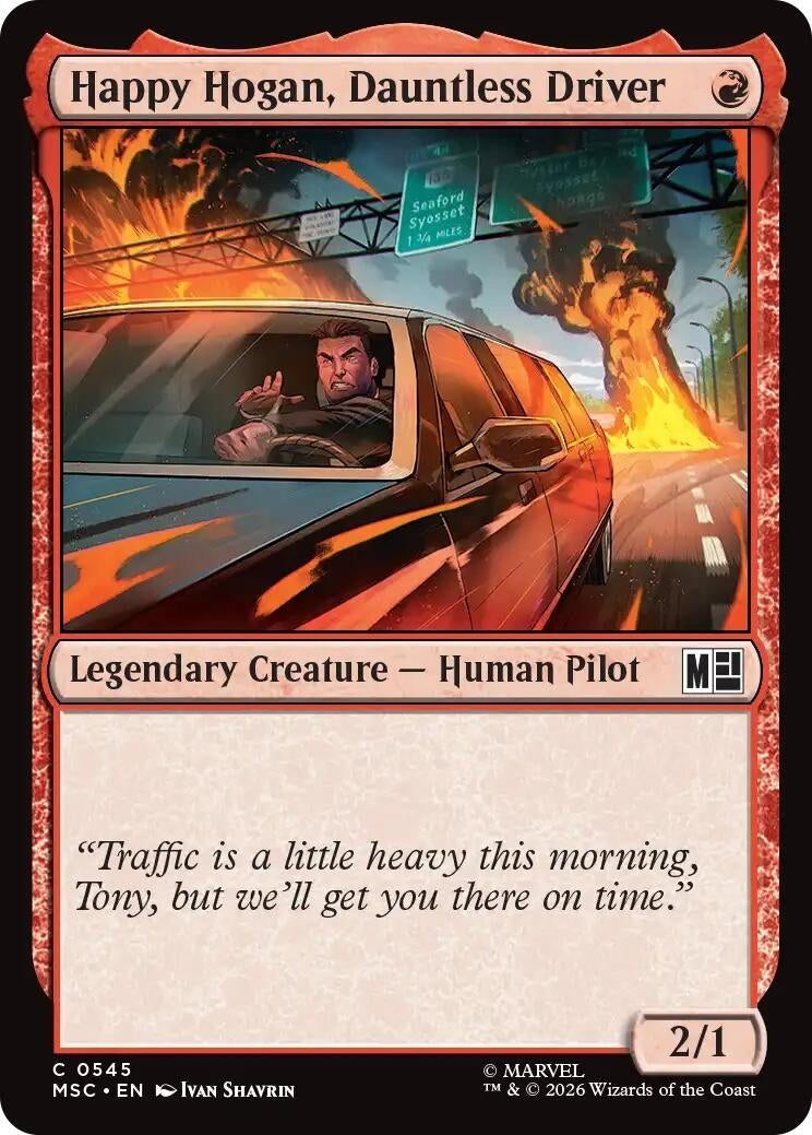 Image for Happy Hogan, Dauntless Driver (0545) (545) (MSC) - Magic: The Gathering