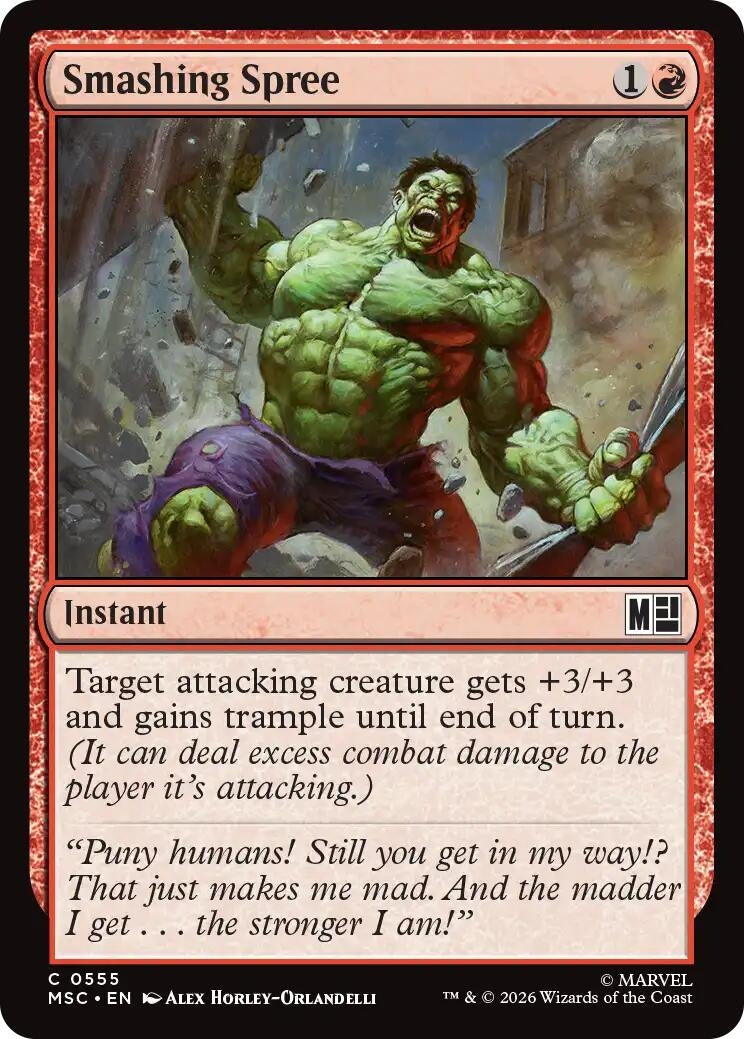 Image for Smashing Spree (555) (MSC) - Magic: The Gathering