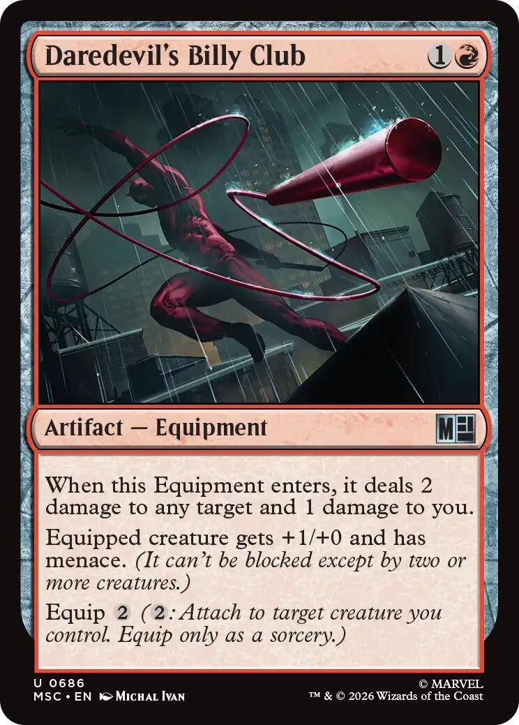 Image for Daredevil's Billy Club (686) (MSC) - Magic: The Gathering