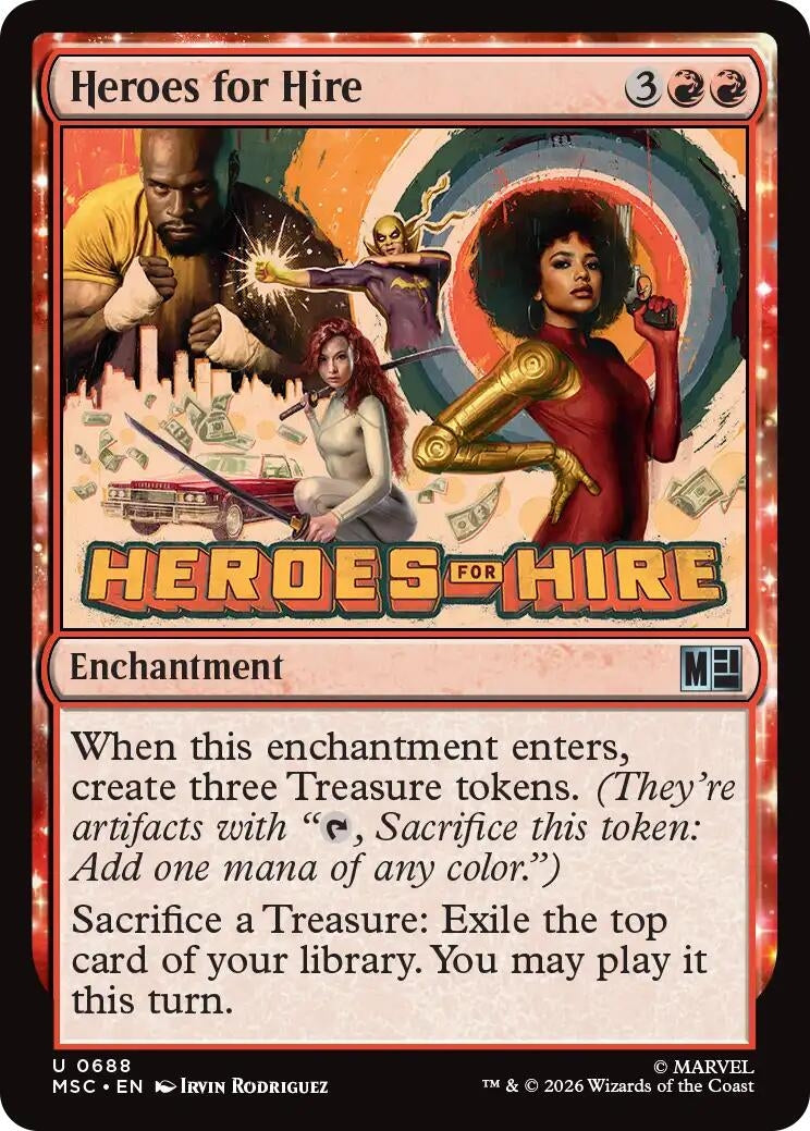 Image for Heroes for Hire (688) (MSC) - Magic: The Gathering