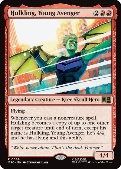 Hulkling, Young Avenger (689) (MSC)