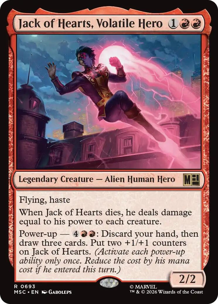 Image for Jack of Hearts, Volatile Hero (693) (MSC) - Magic: The Gathering