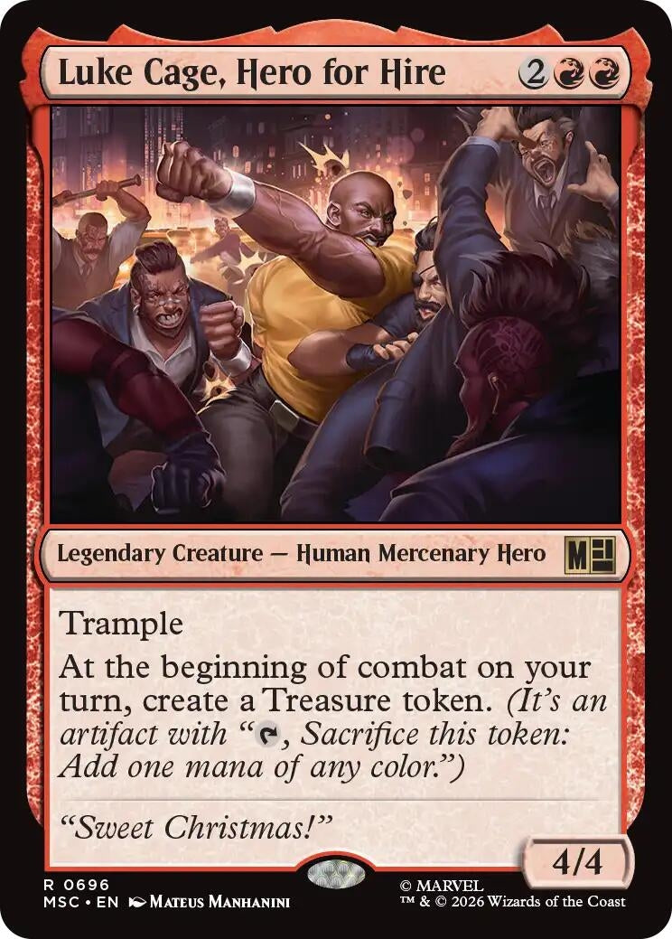 Image for Luke Cage, Hero for Hire (696) (MSC) - Magic: The Gathering