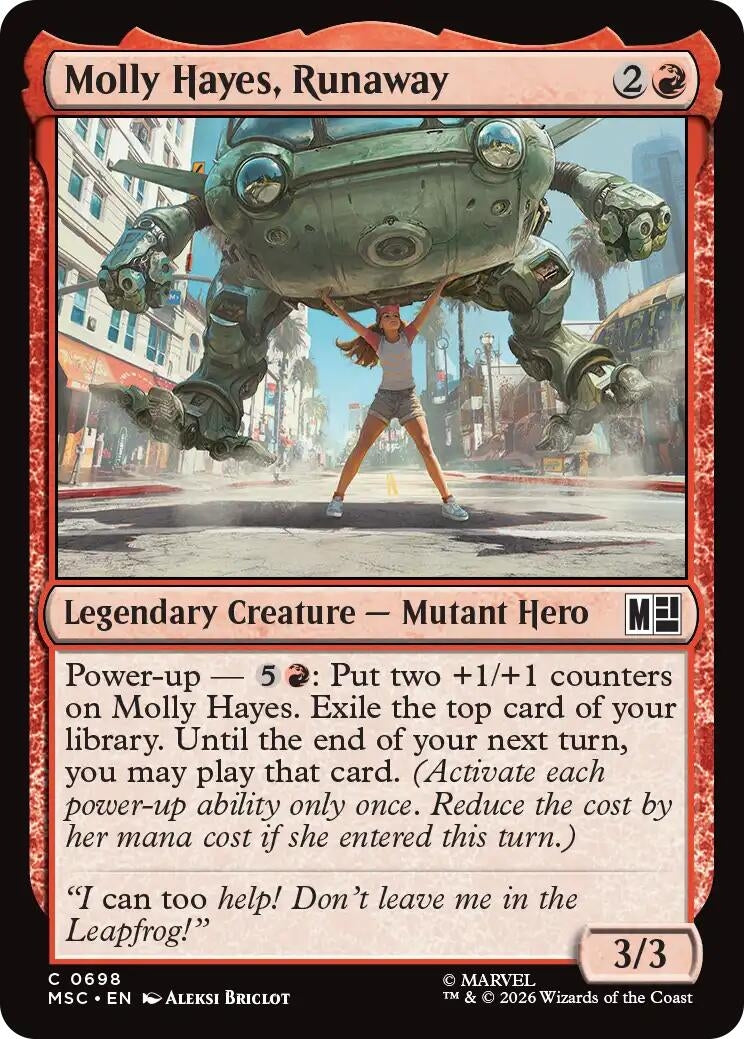 Image for Molly Hayes, Runaway (698) (MSC) - Magic: The Gathering