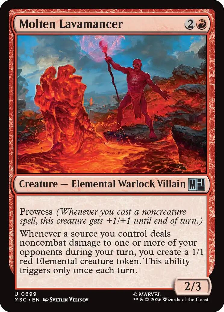 Image for Molten Lavamancer (699) (MSC) - Magic: The Gathering