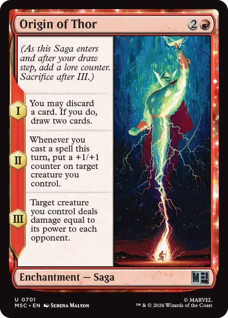 Image for Origin of Thor (701) (MSC) - Magic: The Gathering