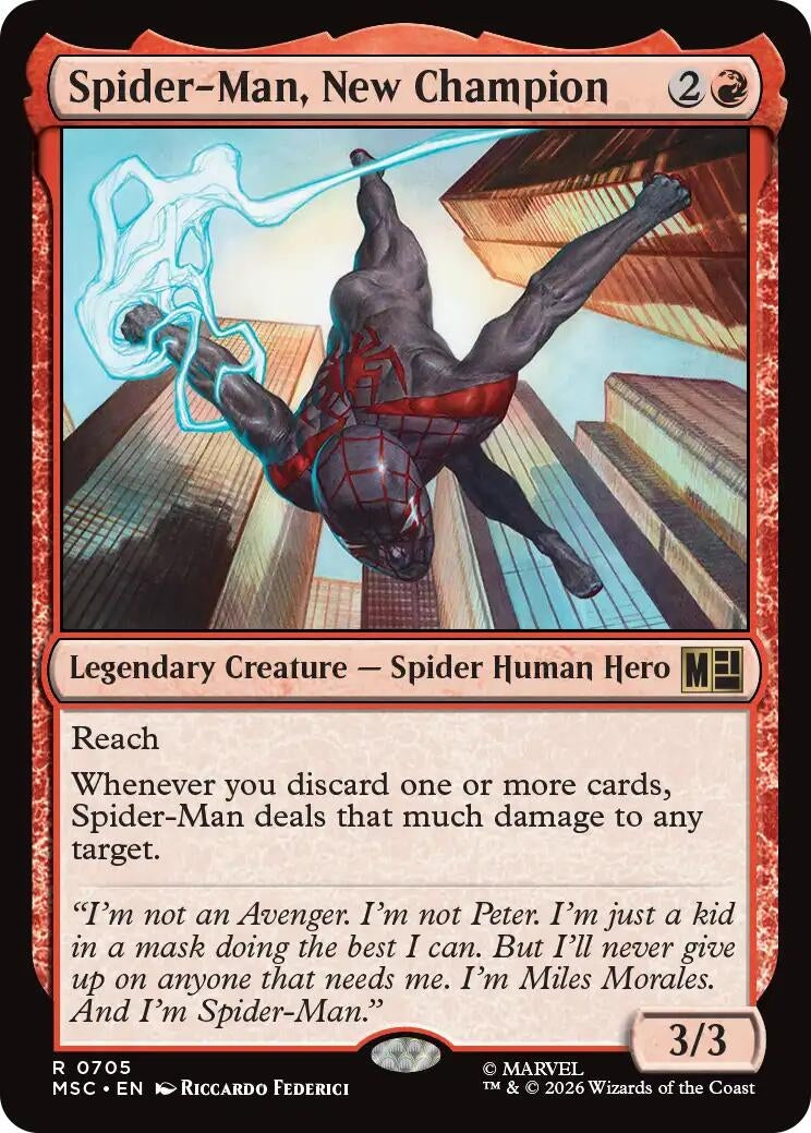 Image for Spider-Man, New Champion (705) (MSC) - Magic: The Gathering
