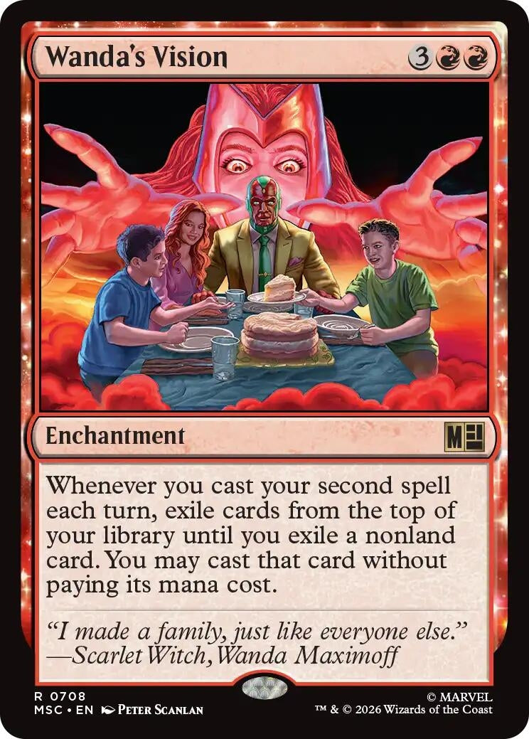 Image for Wanda's Vision (708) (MSC) - Magic: The Gathering