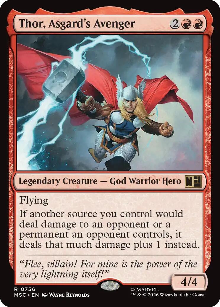 Image for Thor, Asgard's Avenger (756) (MSC) - Magic: The Gathering