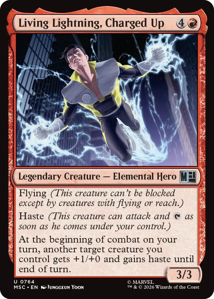 Image for Living Lightning, Charged Up (764) (MSC) - Magic: The Gathering