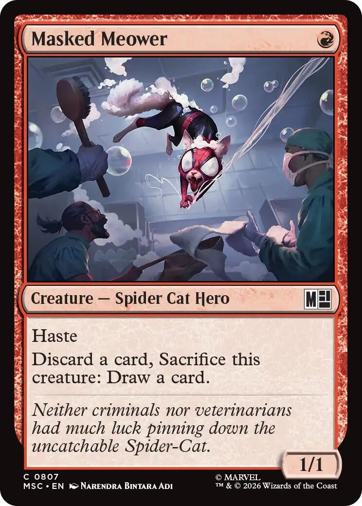 Image for Masked Meower (807) (MSC) - Magic: The Gathering