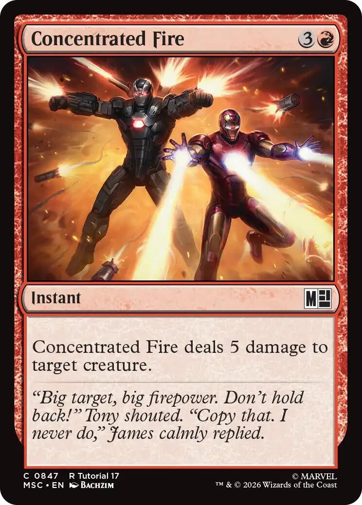 Image for Concentrated Fire (0847) (847) (MSC) - Magic: The Gathering