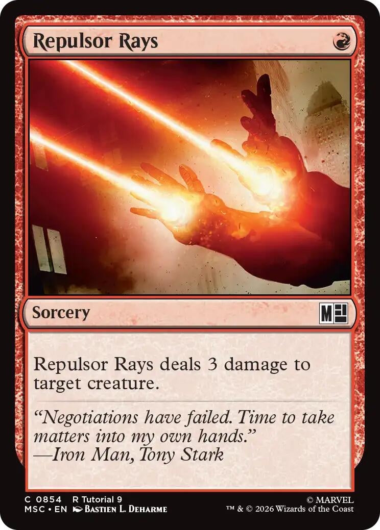 Image for Repulsor Rays (0854) (854) (MSC) - Magic: The Gathering