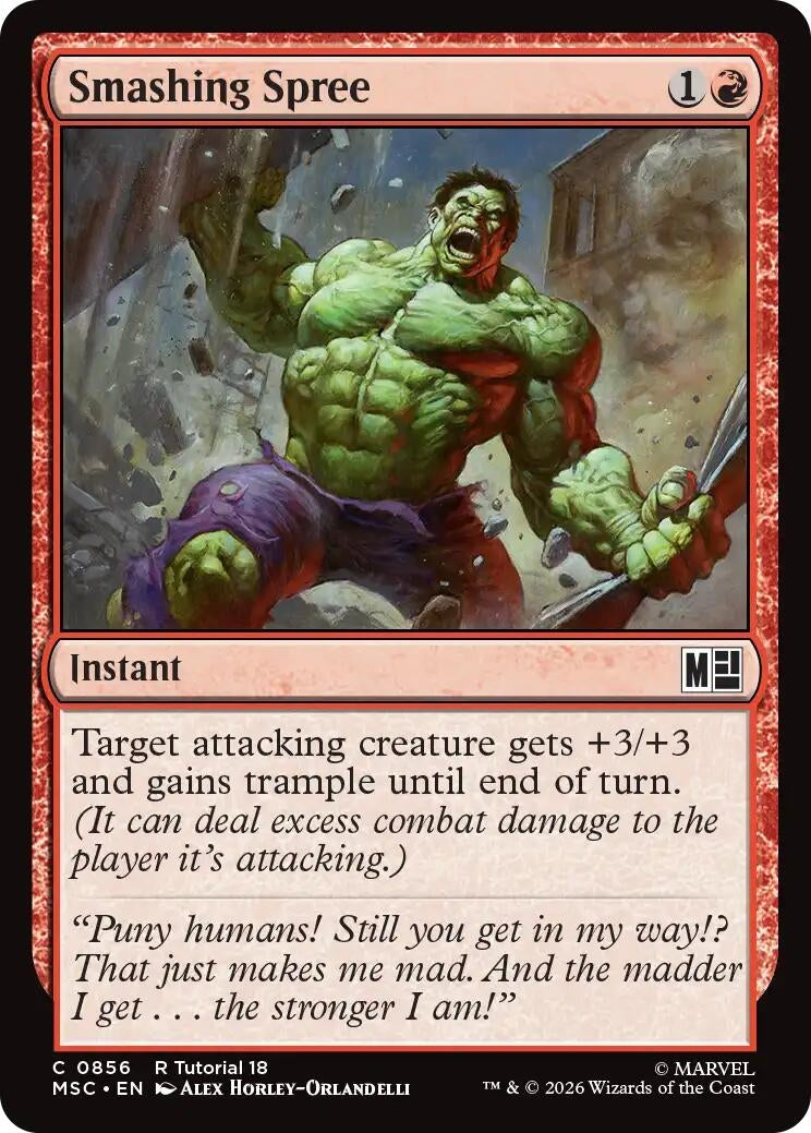 Image for Smashing Spree (0856) (856) (MSC) - Magic: The Gathering