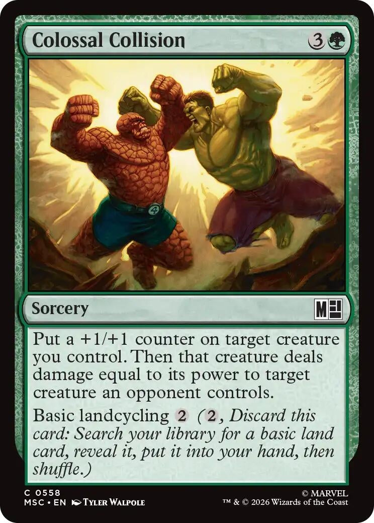 Image for Colossal Collision (558) (MSC) - Magic: The Gathering