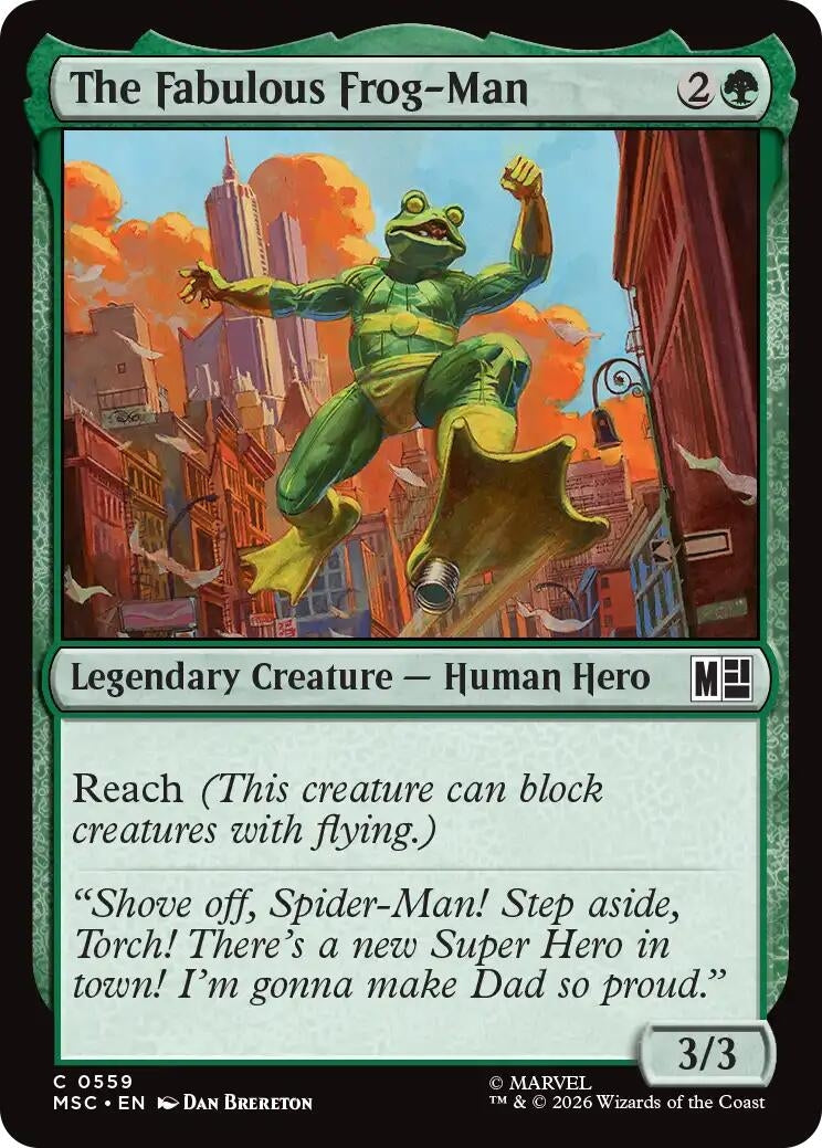 Image for The Fabulous Frog-Man (559) (MSC) - Magic: The Gathering