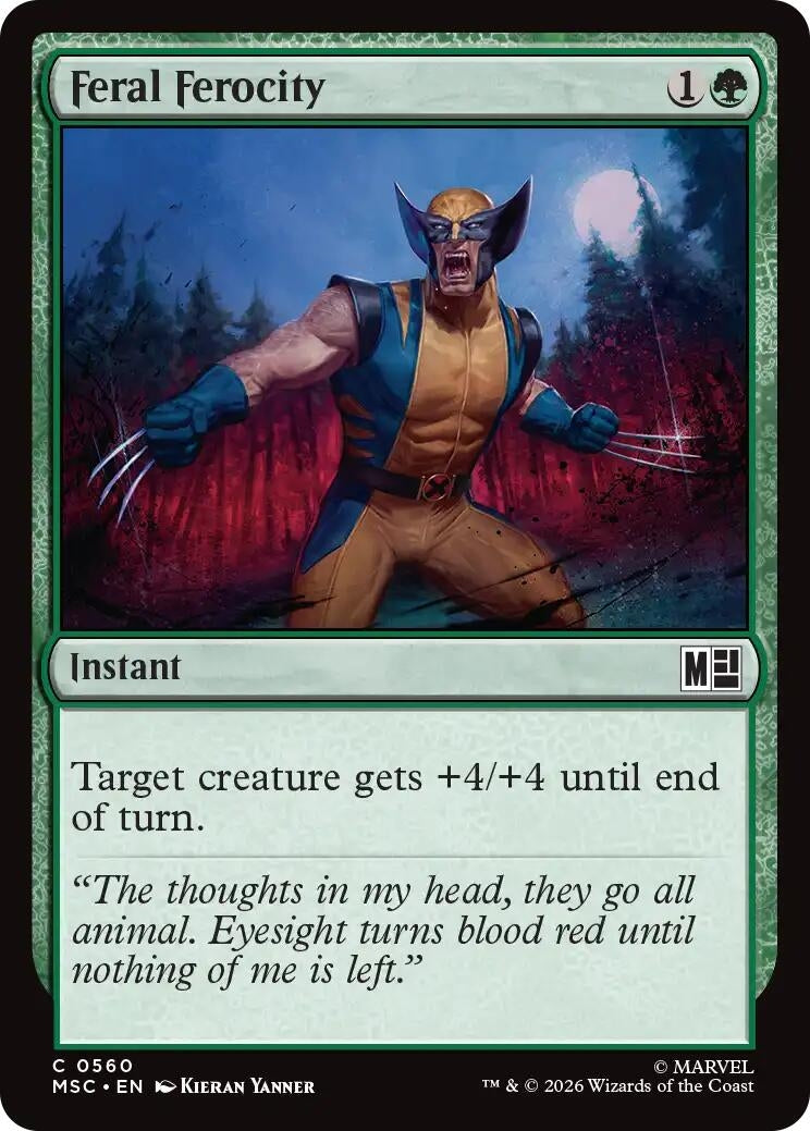 Image for Feral Ferocity (560) (MSC) - Magic: The Gathering