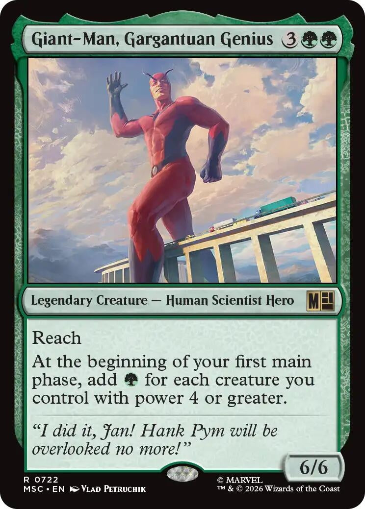 Image for Giant-Man, Gargantuan Genius (722) (MSC) - Magic: The Gathering